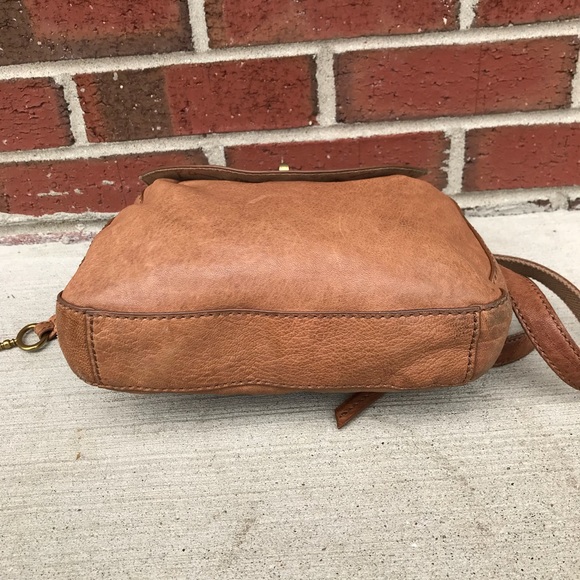 Fossil ZB 5057 Brown Leather Crossbody Purse - Picture 5 of 7